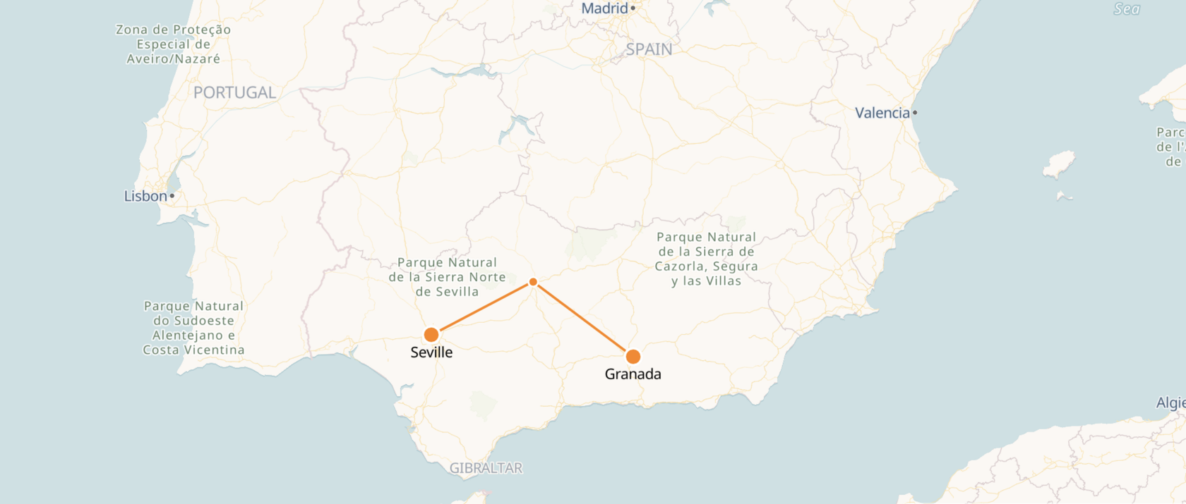 Seville To Granada Train Tickets Schedule Spanish Trains