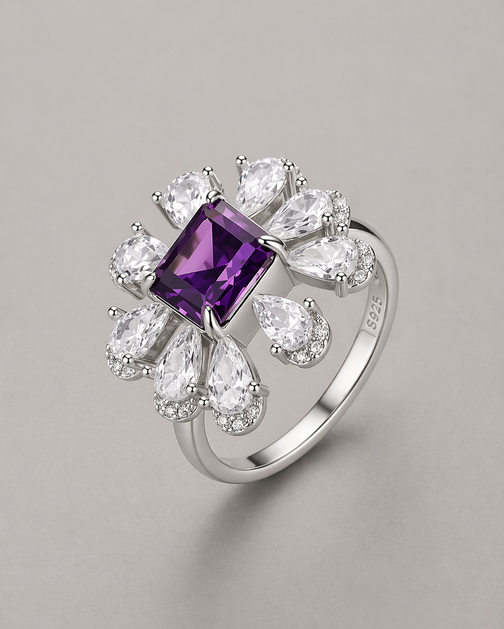 Каблучка Violet Bloom сталь