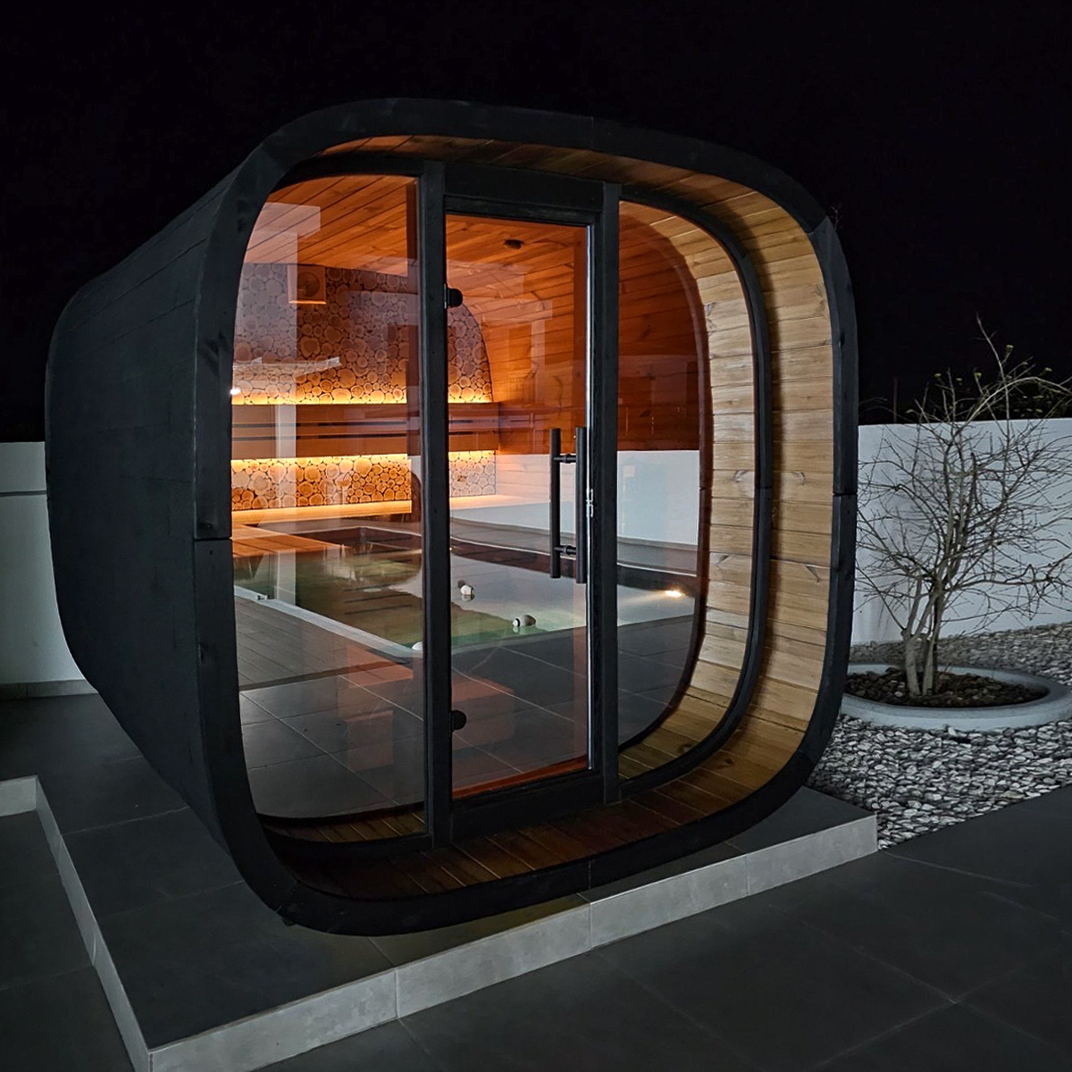 Sauna Round Cube Mini