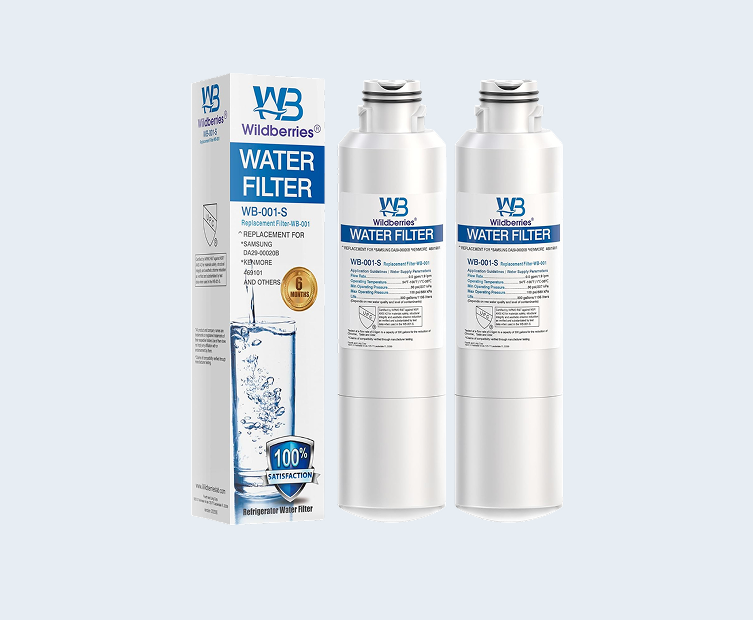 WB-001-S Wildberries Refrigerator Water Filter — 2 Pack