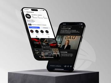 Social media profile design
