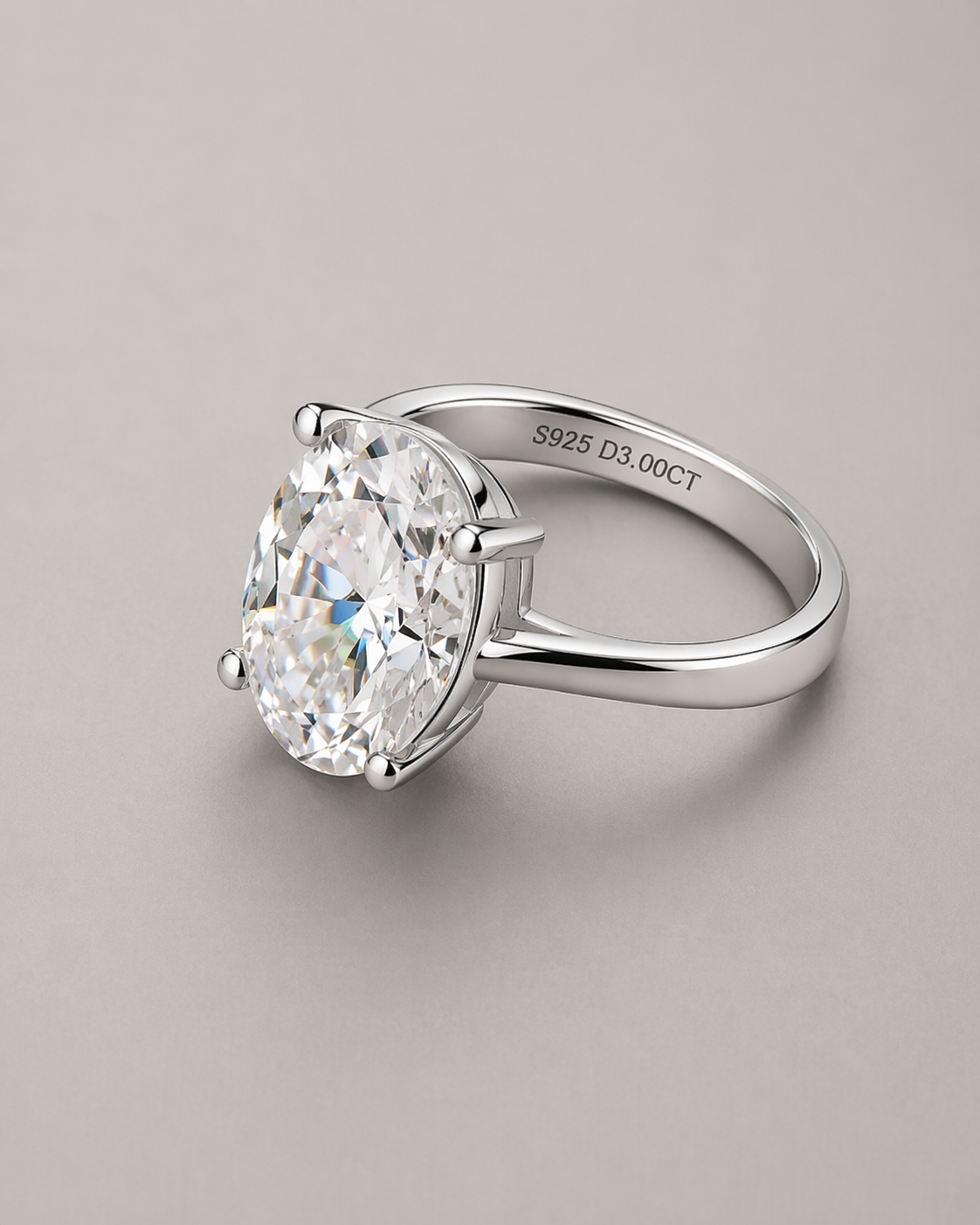 Oval Grace VVS1 Ring ICED KYIV