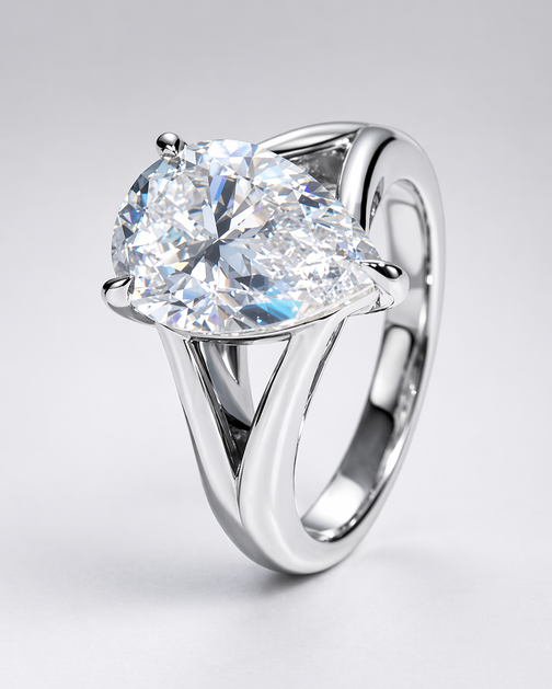 Каблучка Pear Grace 5ct