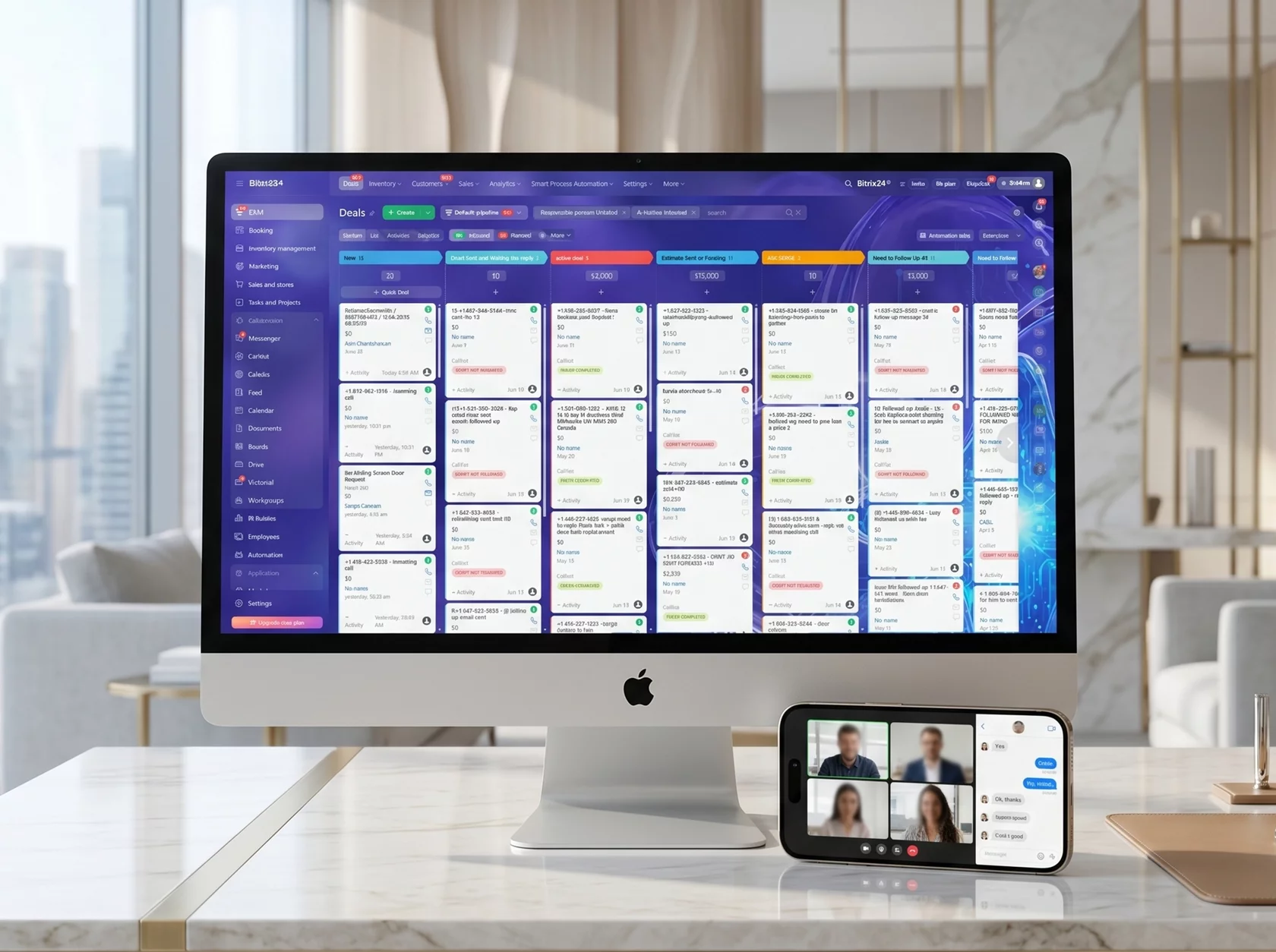 Reliance Doorsmith CRM - Bitrix24 CRM project by Thrive Solutions