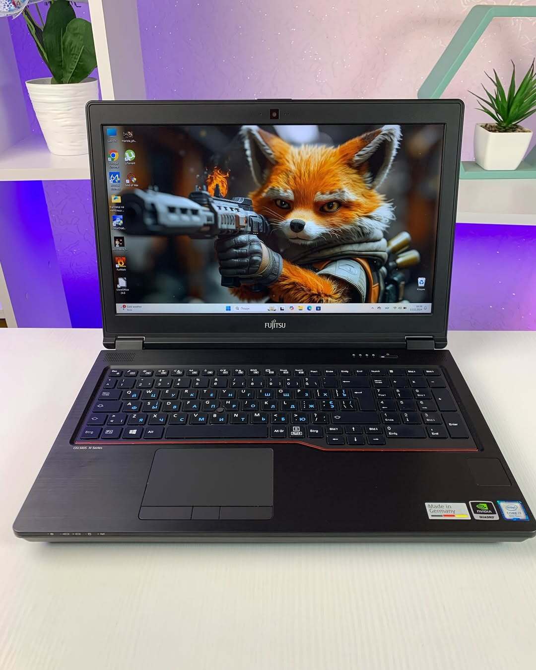 Ноутбук Fujitsu H780 / Intel Core i7 8750H / 6 ядер 12 потоків