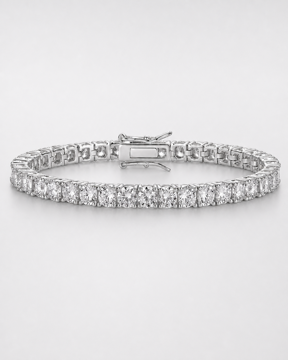 Tennis 5mm Silver 925 Bracelet ICED KYIV