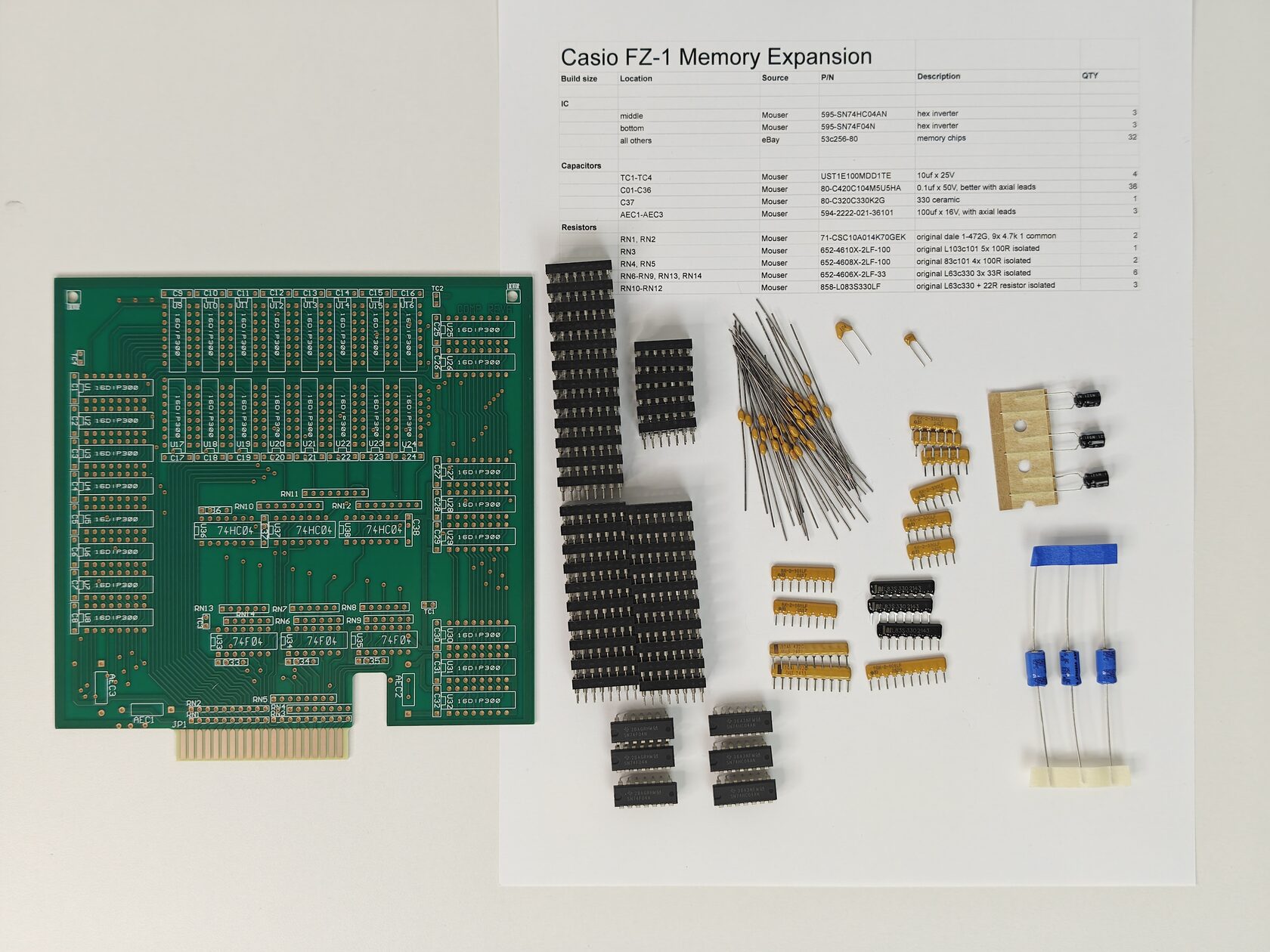 Casio FZ-1 1MB Memory Expansion
