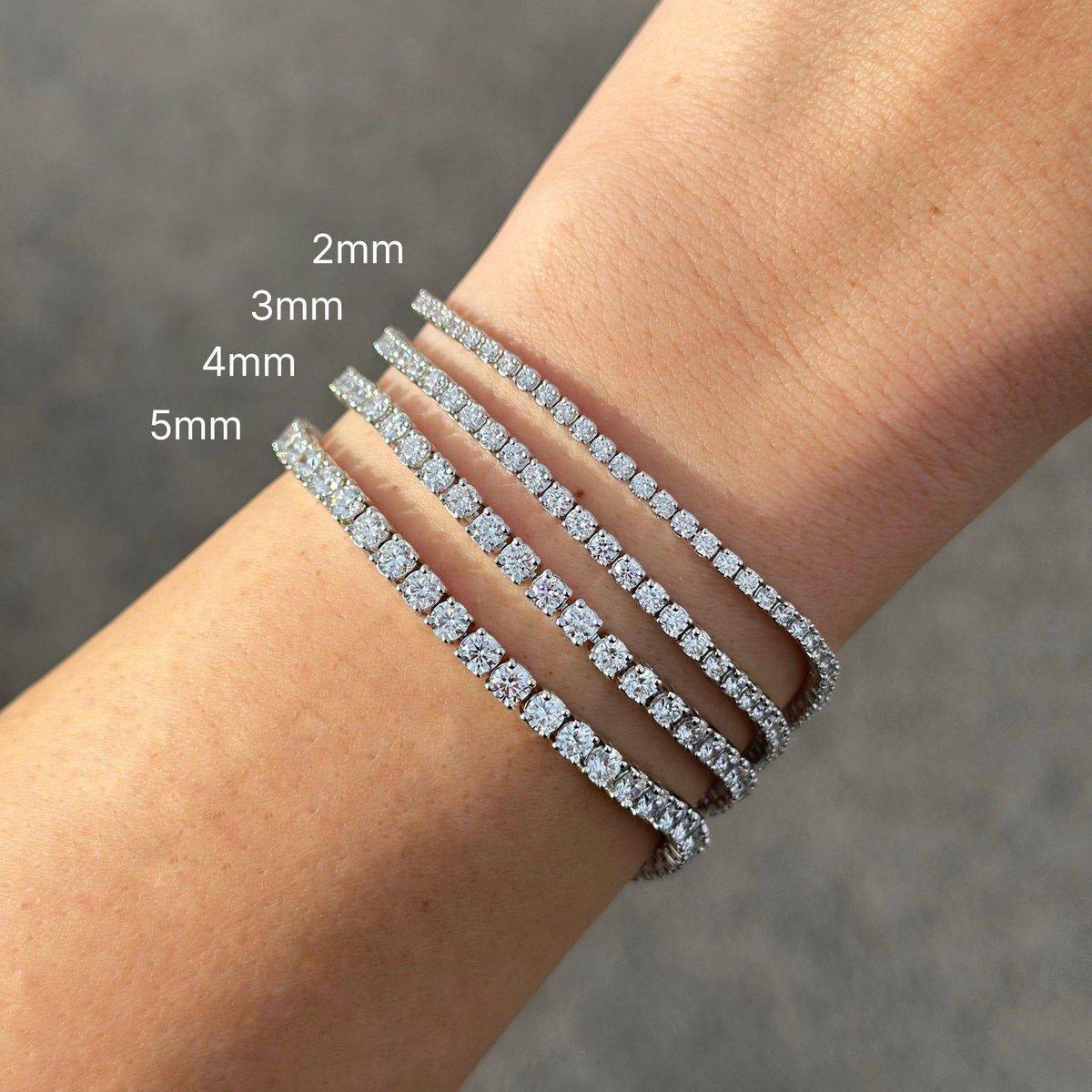 Tennis 3mm Bracelet Steel review photo 10