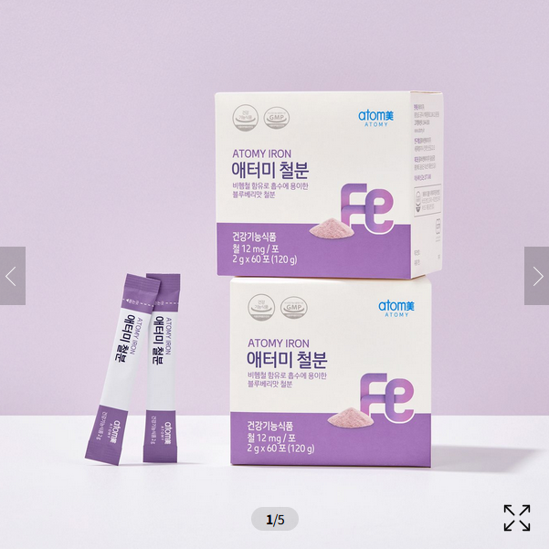 Atomy Iron высокоусвояемая пищевая добавка