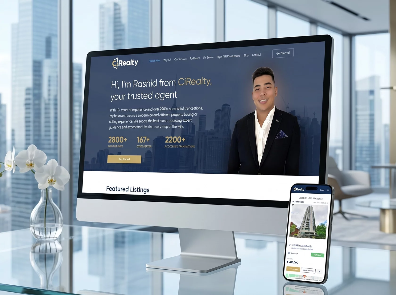 Rashid · CiRealty website by Thrive Solutions - real estate agent, Toronto & GTA