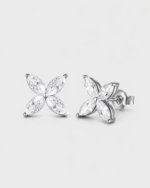 Сережки Flower Marquise