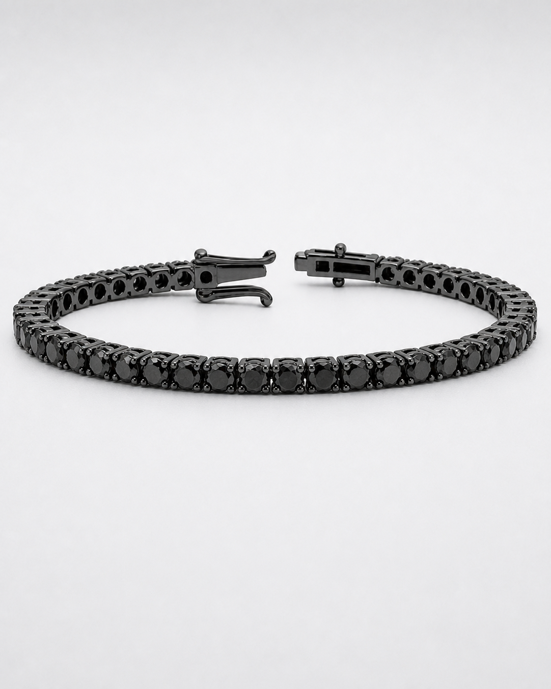 Tennis 3mm Black VVS1 Silver 925 ICED KYIV
