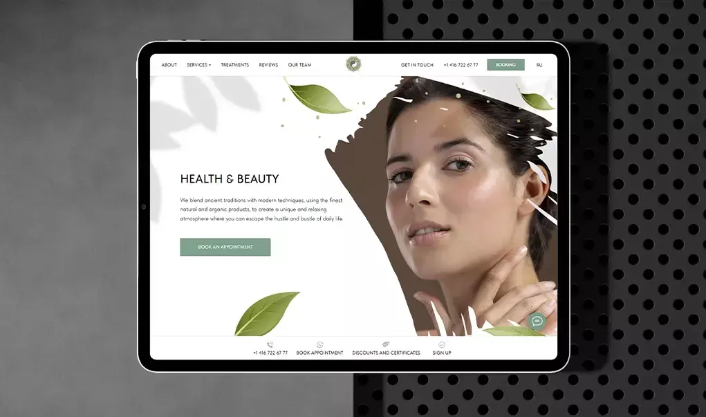 Проект Balanced Wellness от Thrive Solutions - велнес-студия