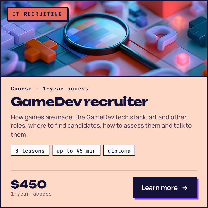GameDev Recruiter