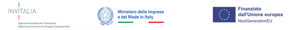 Invitalia · Ministero delle Imprese e del Made in Italy · Finanziato dall’Unione europea – NextGenerationEU