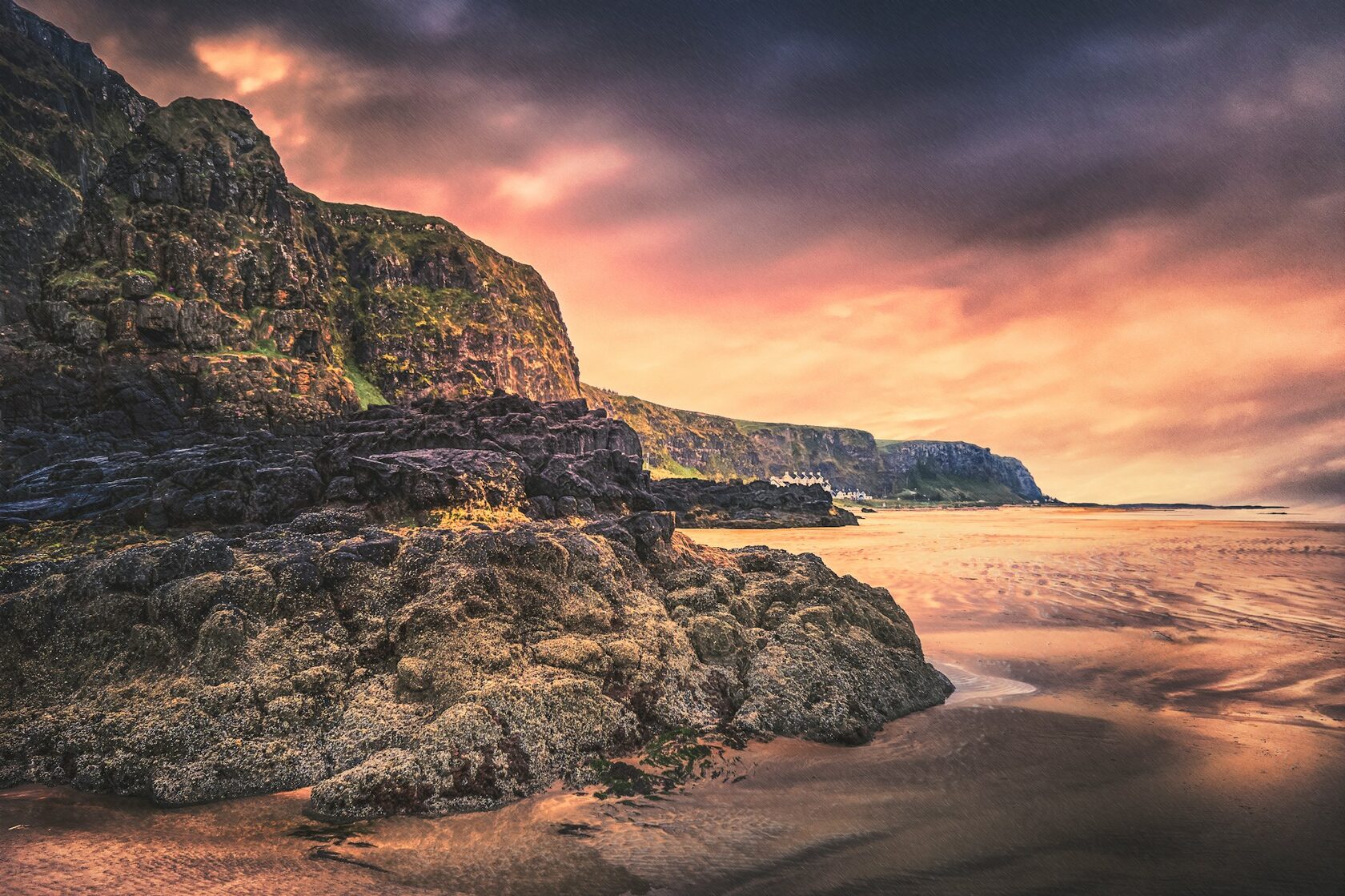 Atlantic cliffs of Ireland