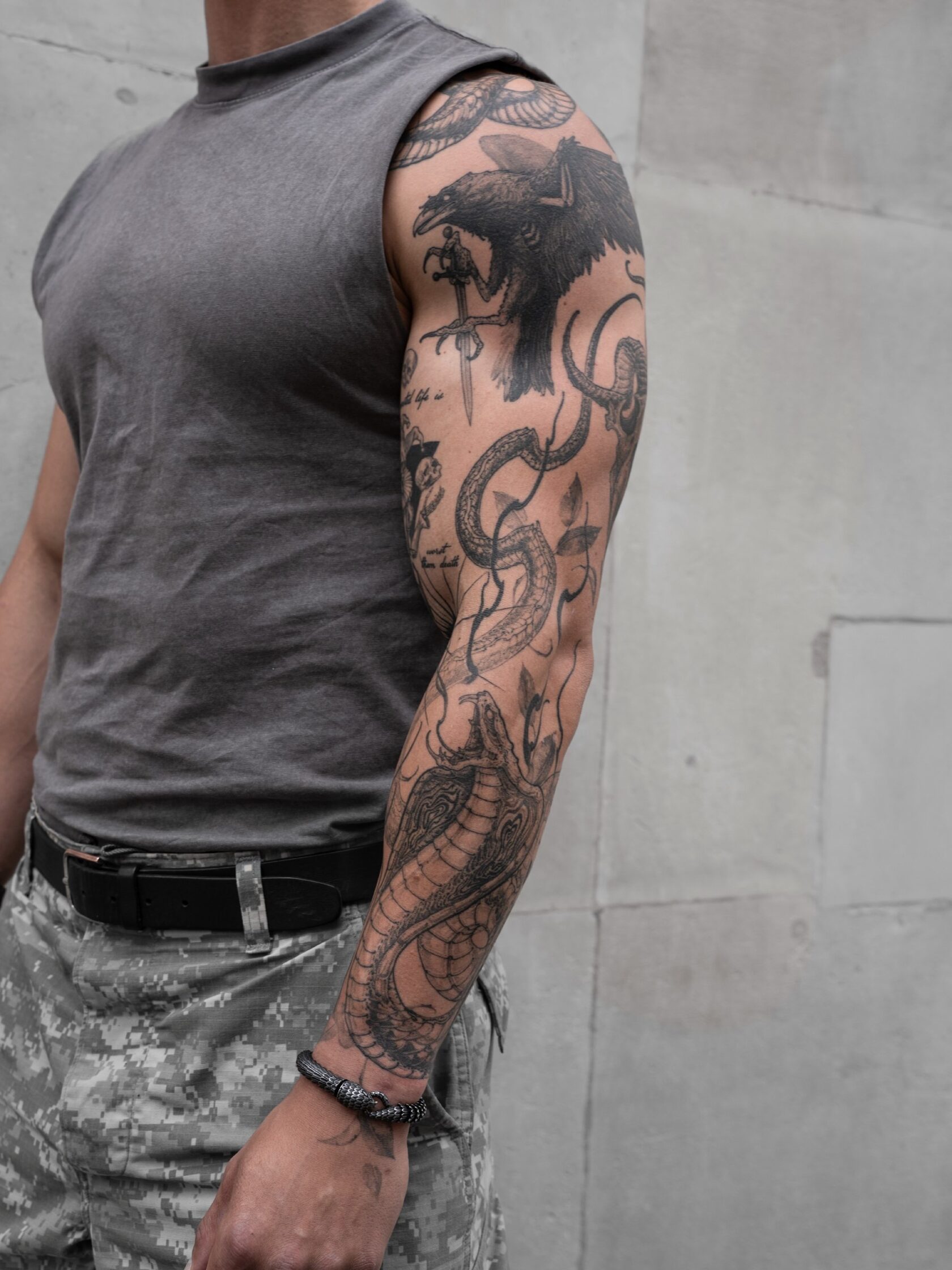 Graphik Tattoo von Ruslan – Arbeit 1