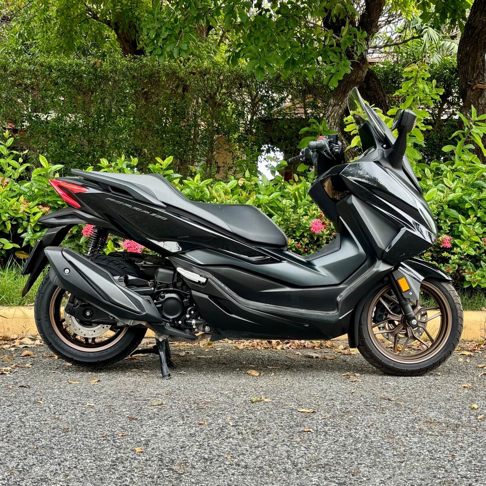 New Honda Forza 350 model 2025 for rent in Pattaya — premium maxi-scooter hire Best Motors