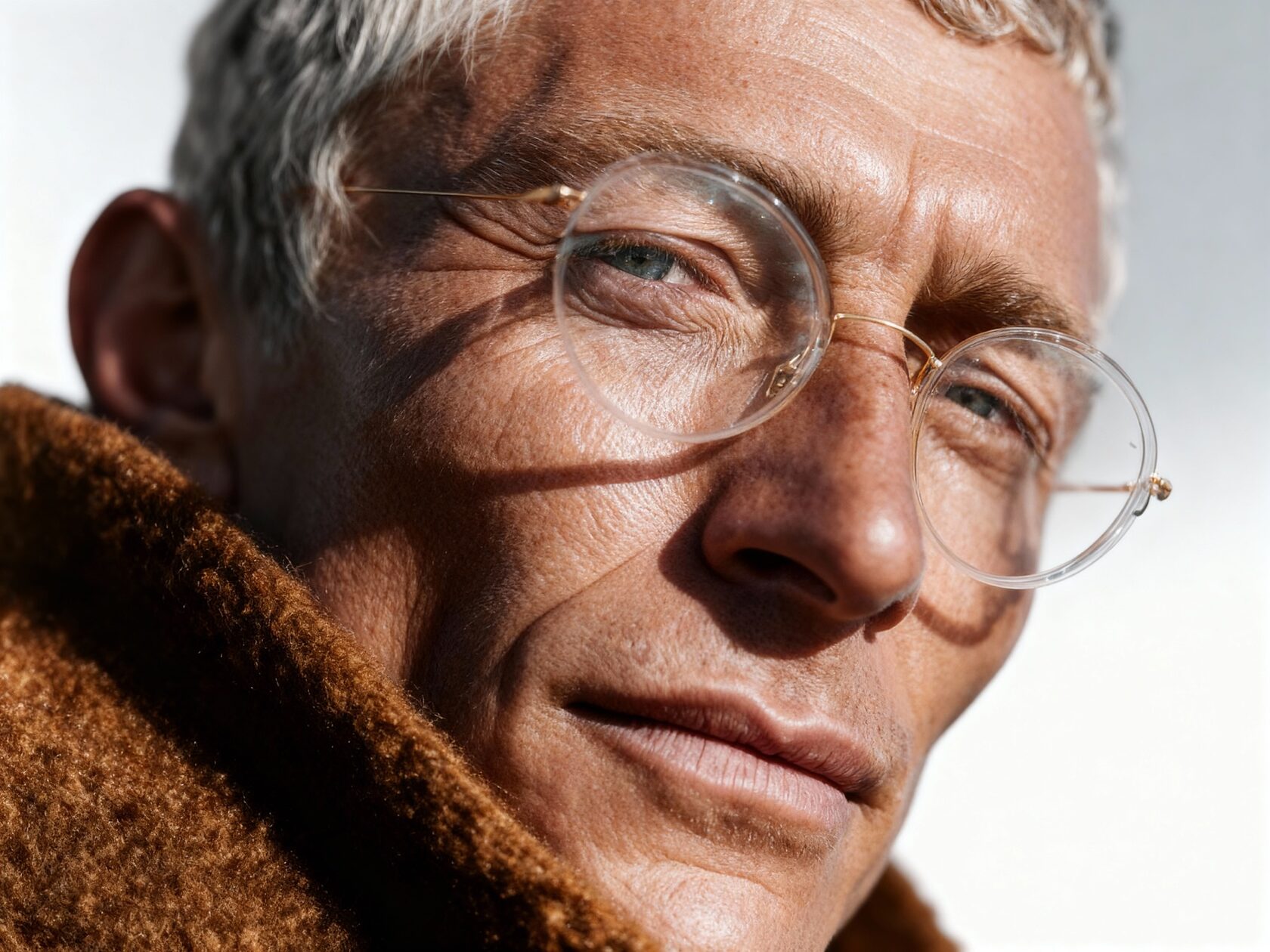 AI portrait development and eyewear detail study