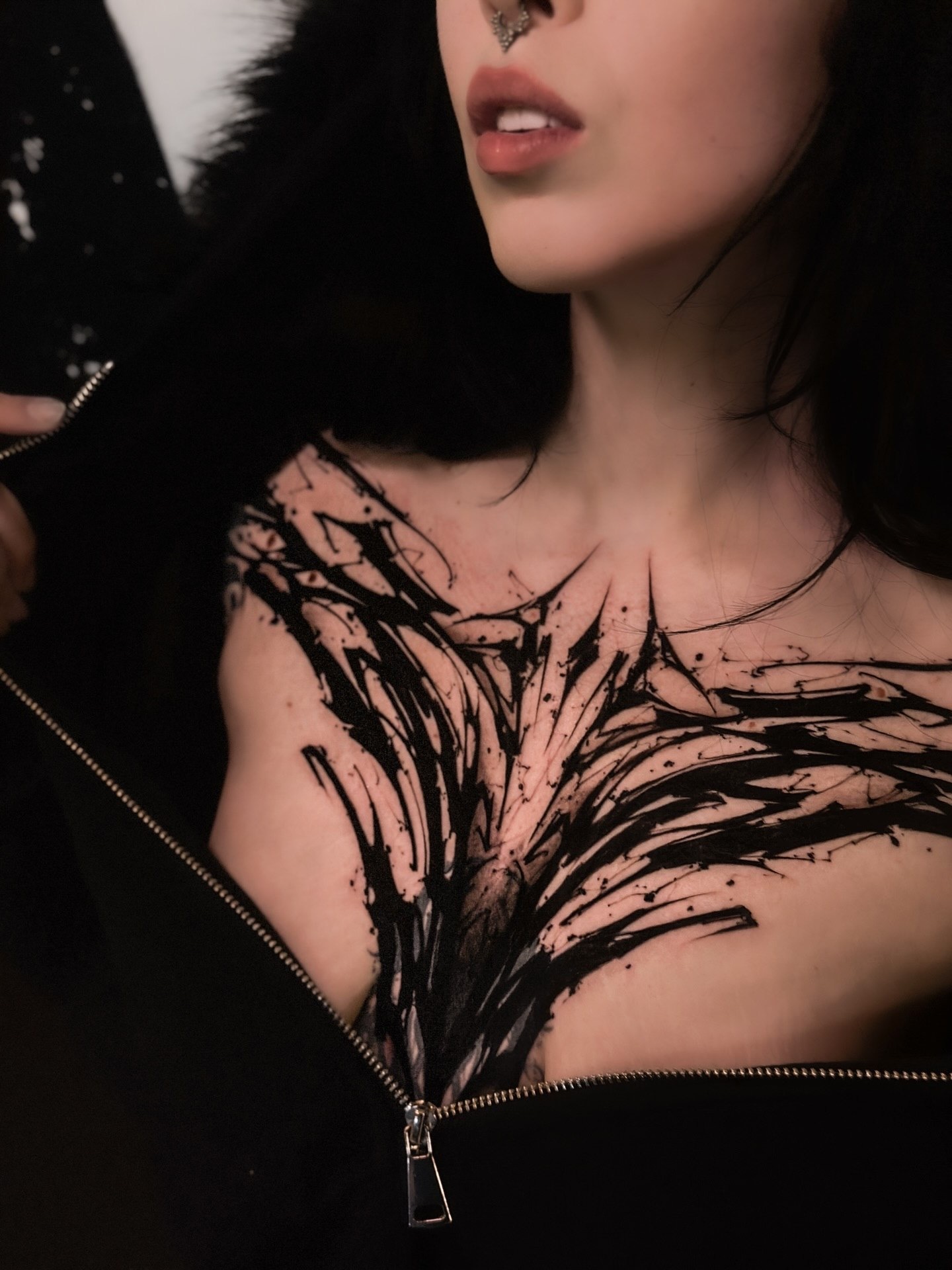 Blackwork Tattoo von Vito – Arbeit 7