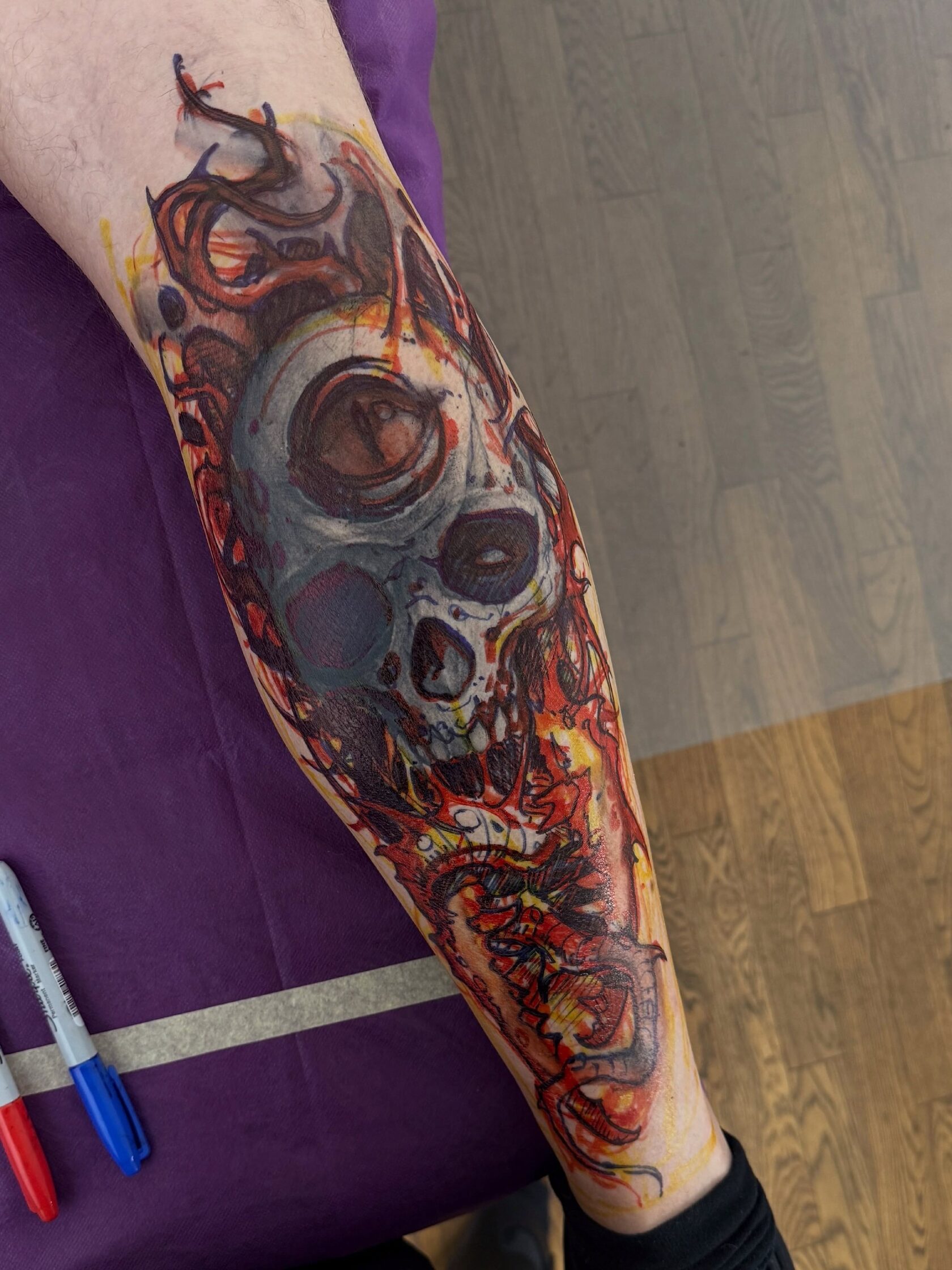 Cover-up 3 von Nikolaj – Vorher