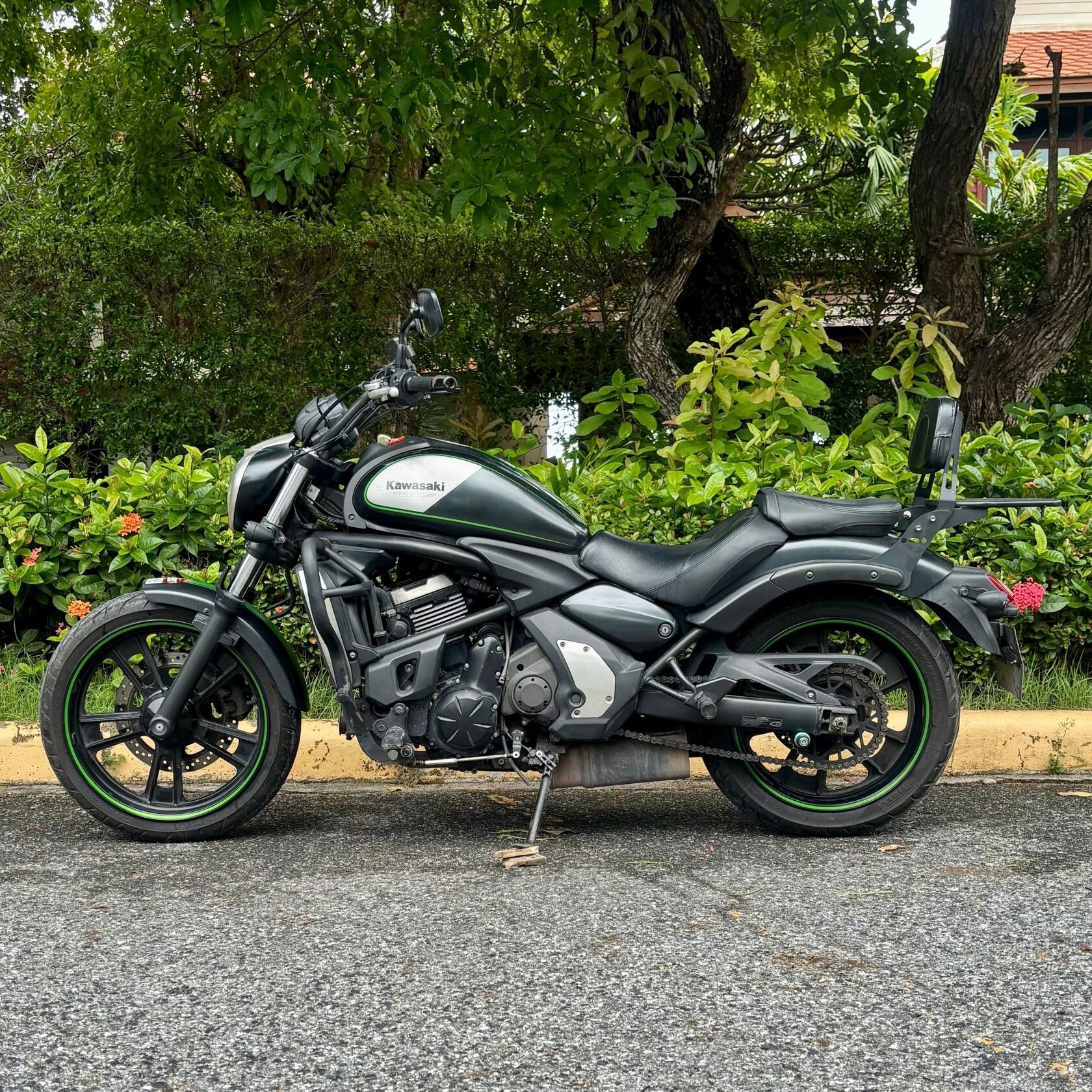 Rent comfortable Kawasaki Vulcan S cruiser bike in Pattaya Thailand