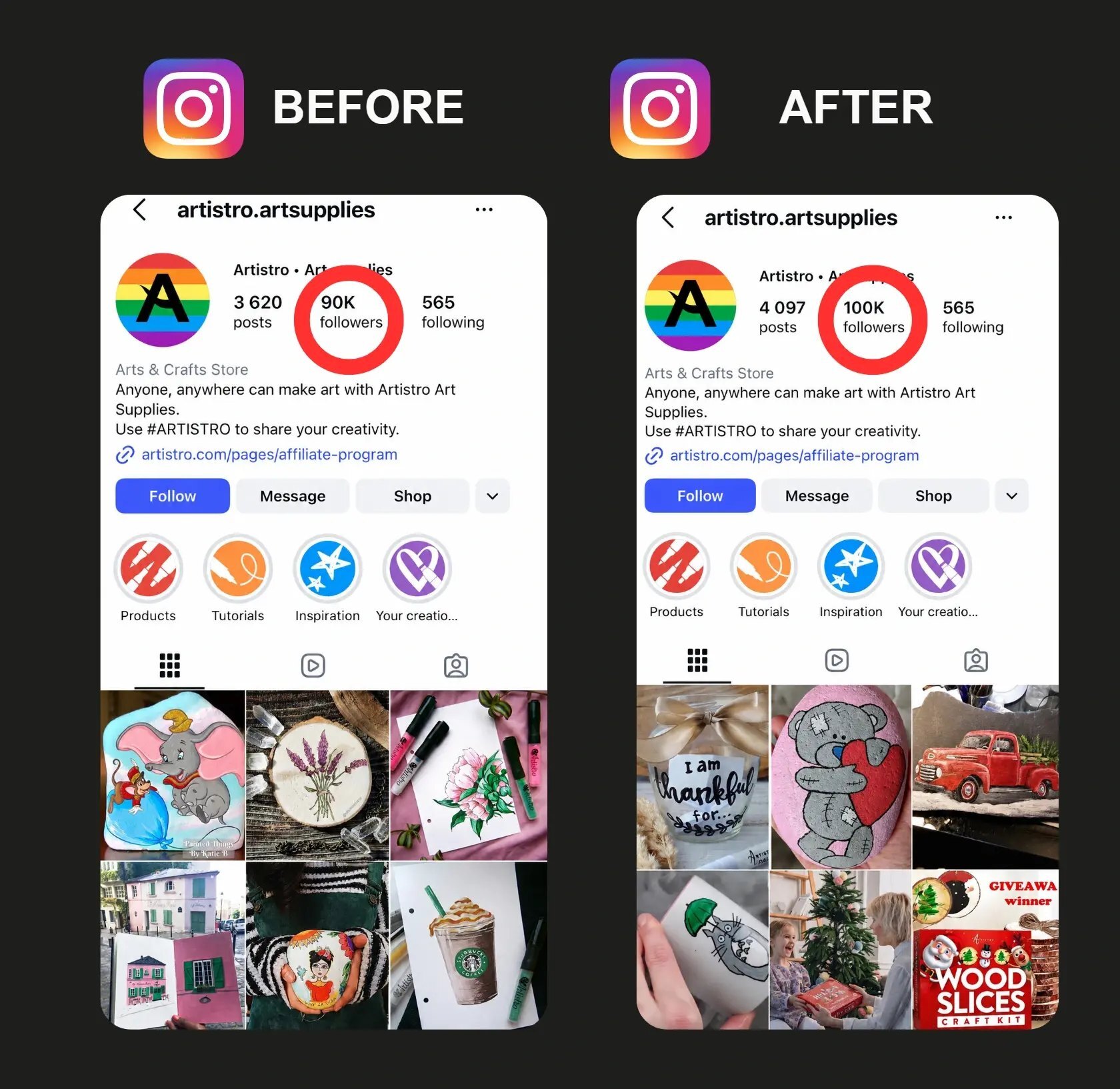 Artistro — screenshot