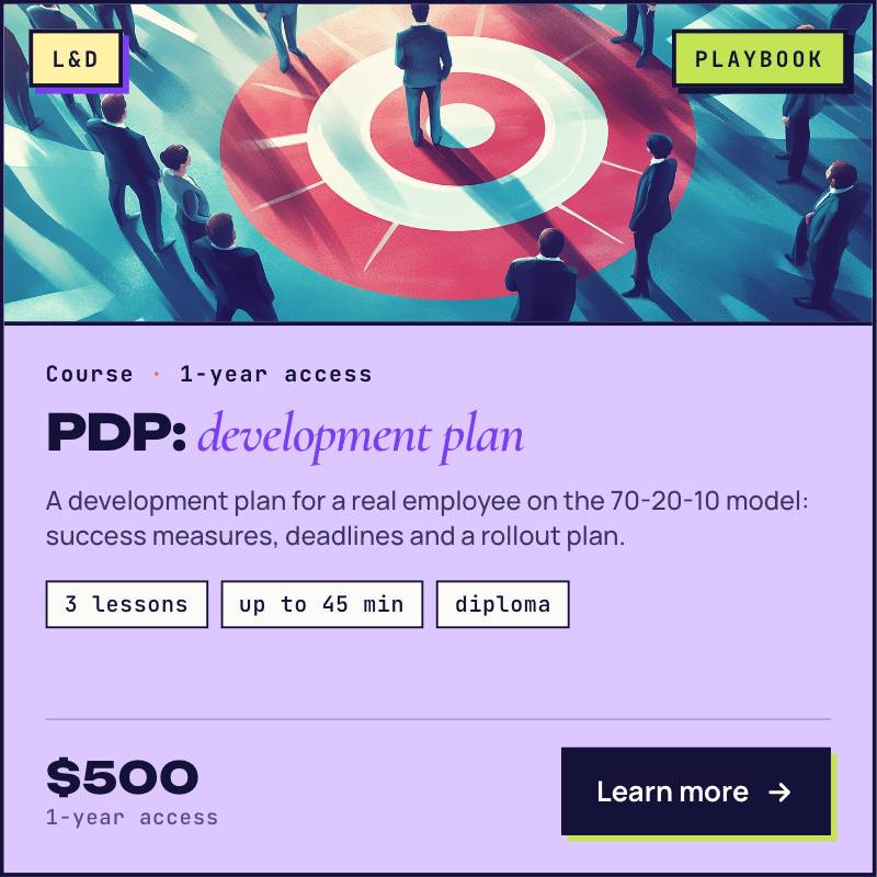 PDP: Employee Development Plan Playbook