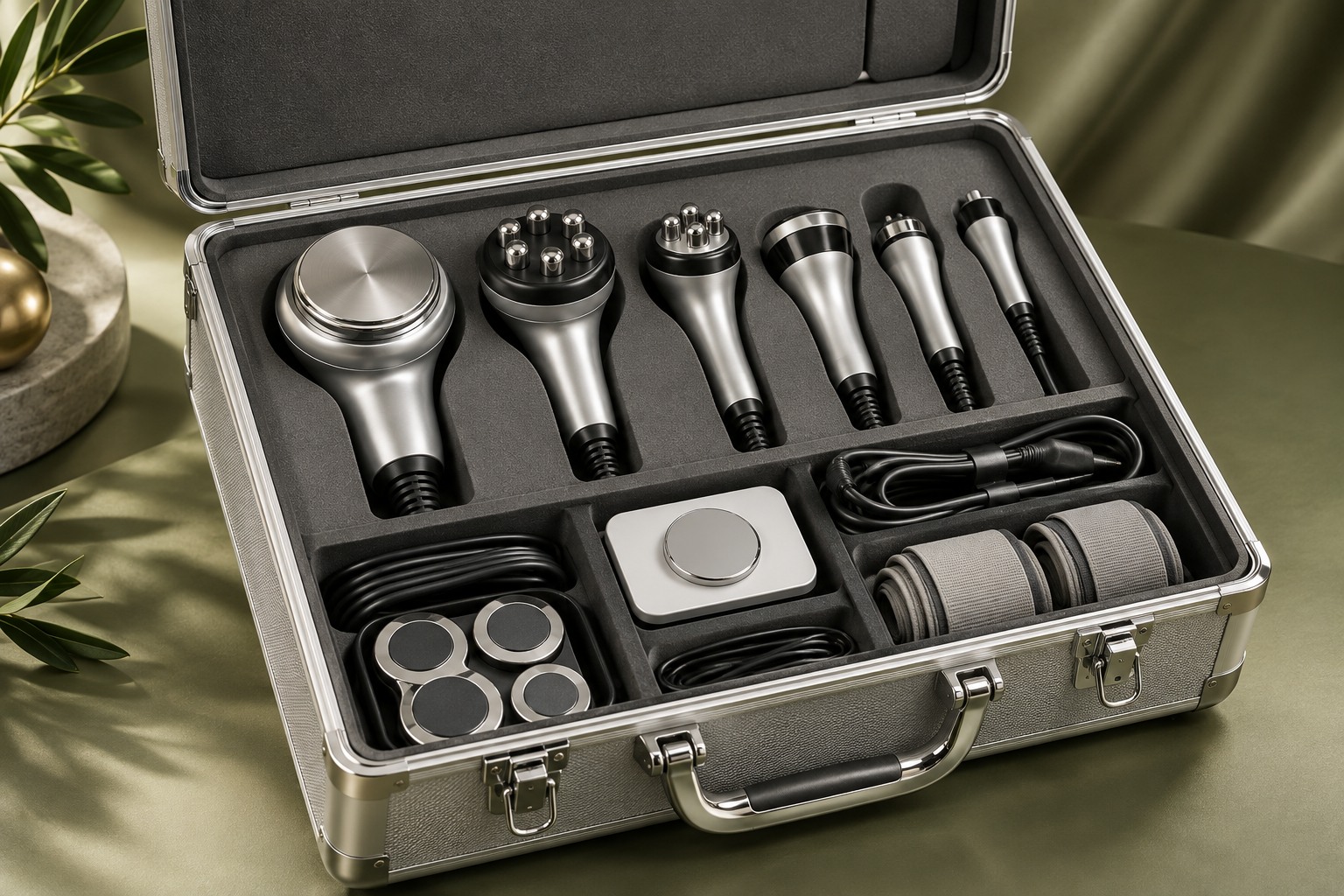 Kit professionale di strumenti estetici — immagine illustrativa