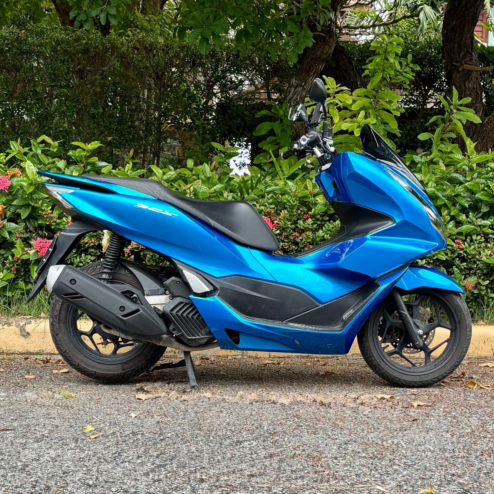 Honda PCX 160 with large under-seat storage for rent in Pattaya
