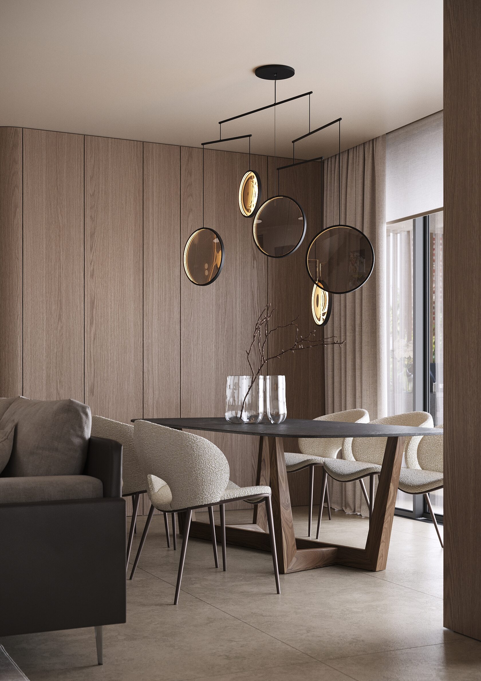 Mountain House interior design project by Ksenia Shtefan