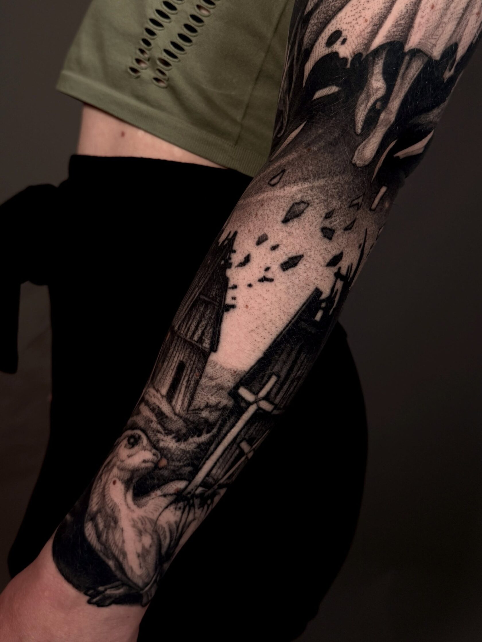 Dark Graphik Tattoo von Nikolaj – Arbeit 12