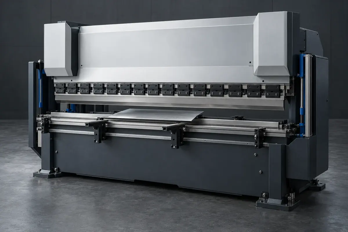 Hydraulic press brake for sheet metal forming
