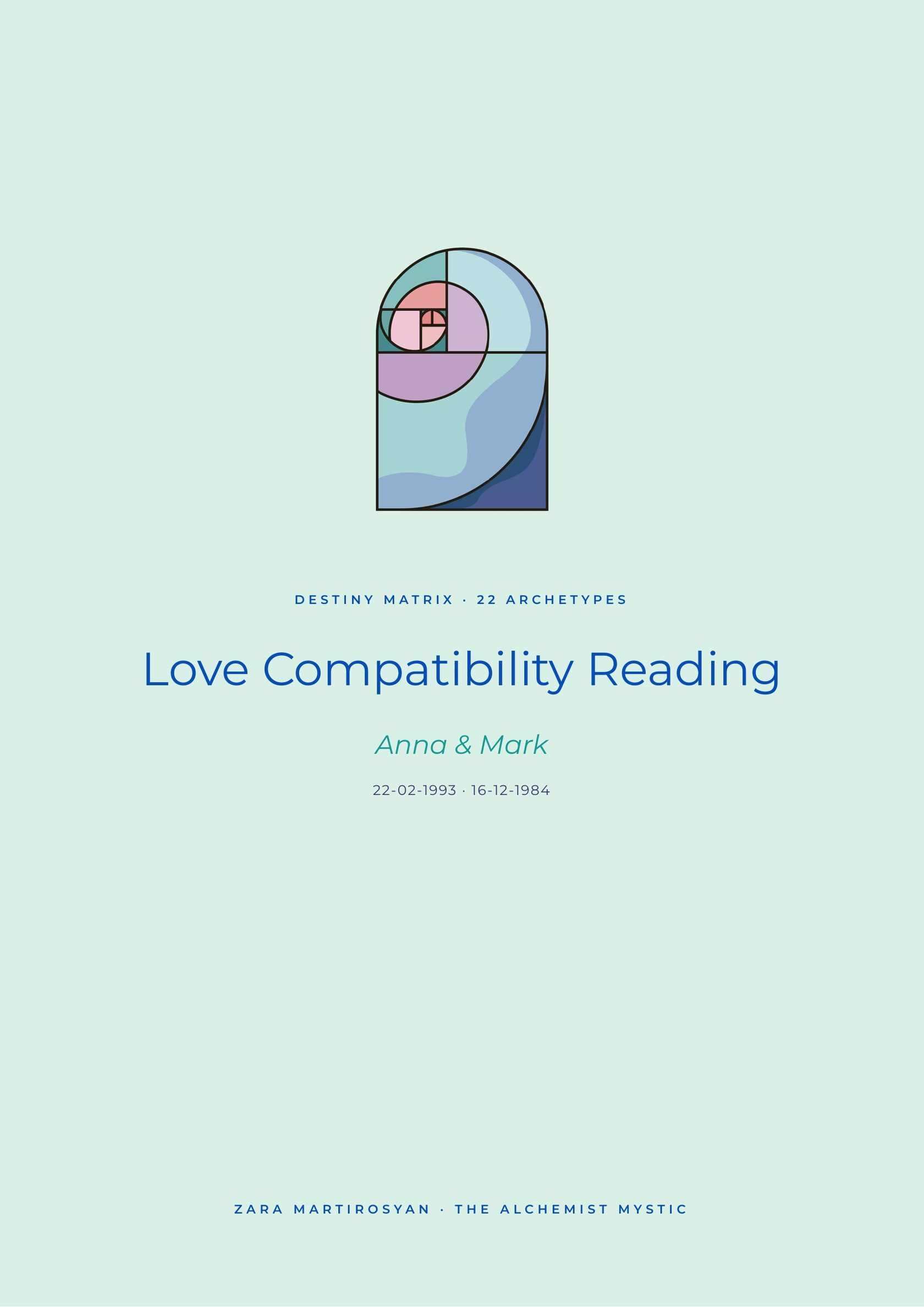 Sample reading cover