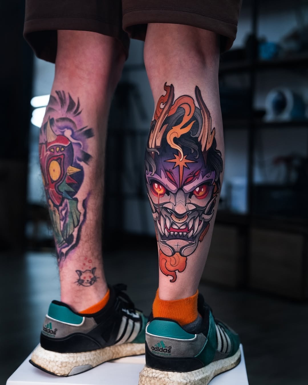 Neo-Traditional Tattoo von Lu – Arbeit 6