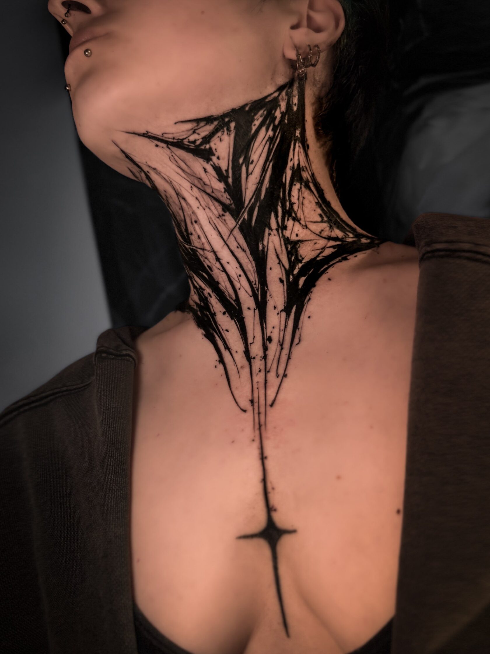 Blackwork Tattoo von Vito – Arbeit 1
