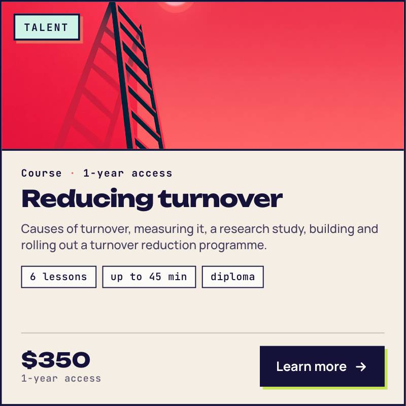 Reducing Turnover