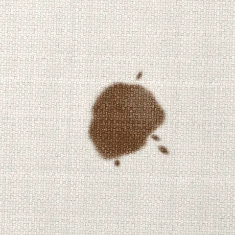 Symbolbild: frischer, nasser Kaffeefleck auf hellem Sofastoff in Nahaufnahme Symbolbild: frischer, nasser Kaffeefleck auf hellem Sofastoff in Nahaufnahme. Shikardos Reinigung aus Frankfurt rät, jetzt sofort zu tupfen.