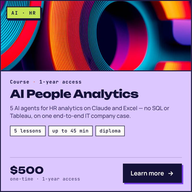 AI People Analytics for HR
