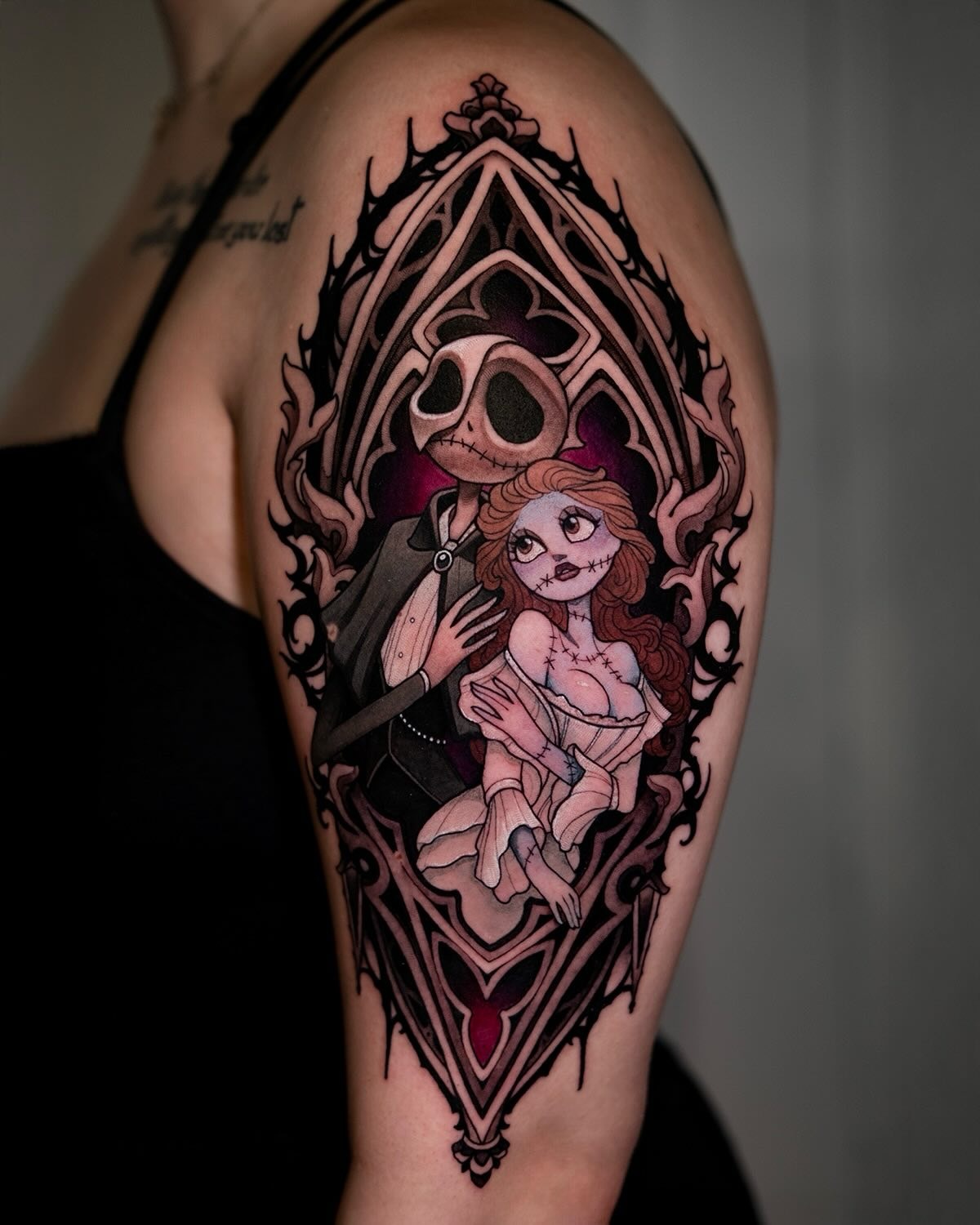 Neo-Traditional Tattoo von Lu – Arbeit 16