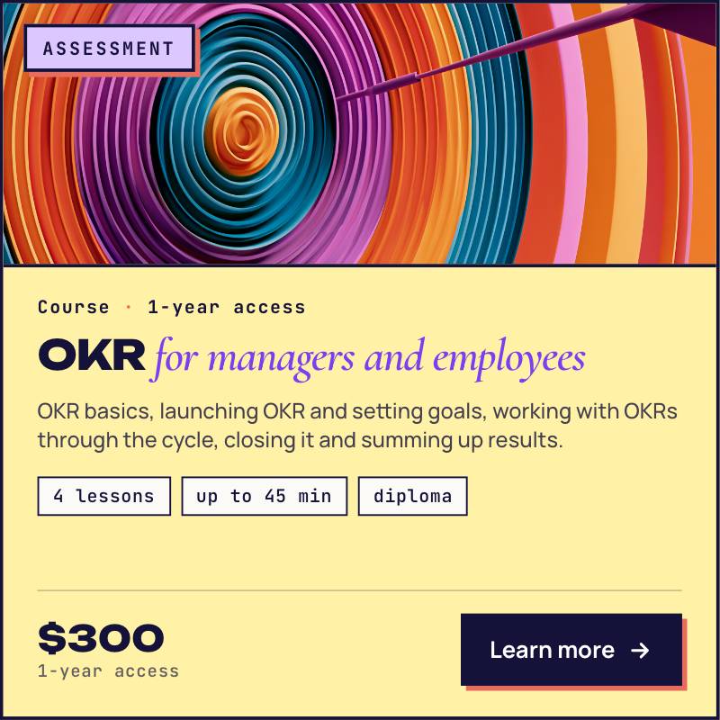 OKR for managers and employees