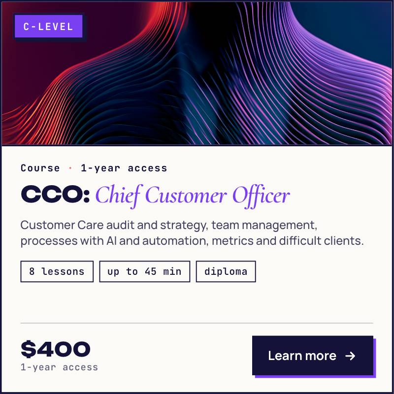 CCO: Director of Customer Care