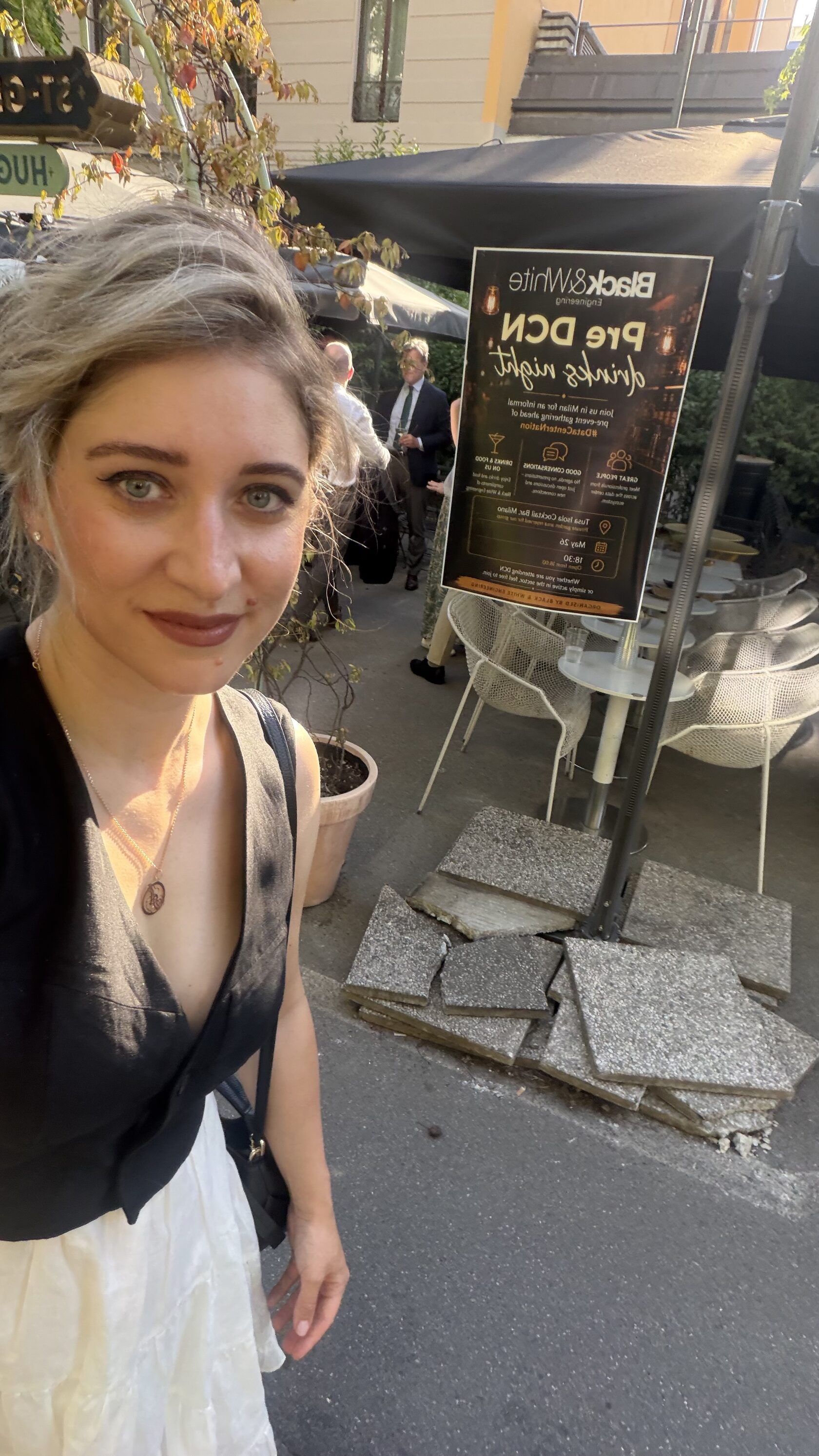 Anastasia Moroz at Pre DCN Drinks Night