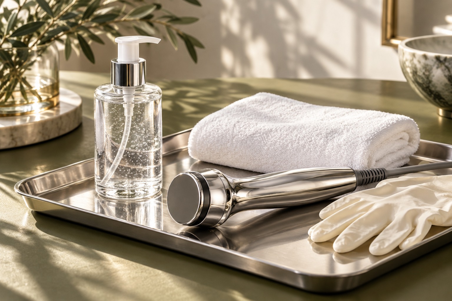 Accessori professionali per i trattamenti estetici — immagine illustrativa