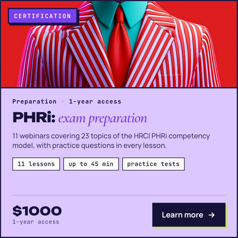 PHRi Certification