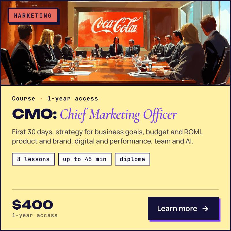 CMO: Chief Marketing Officer