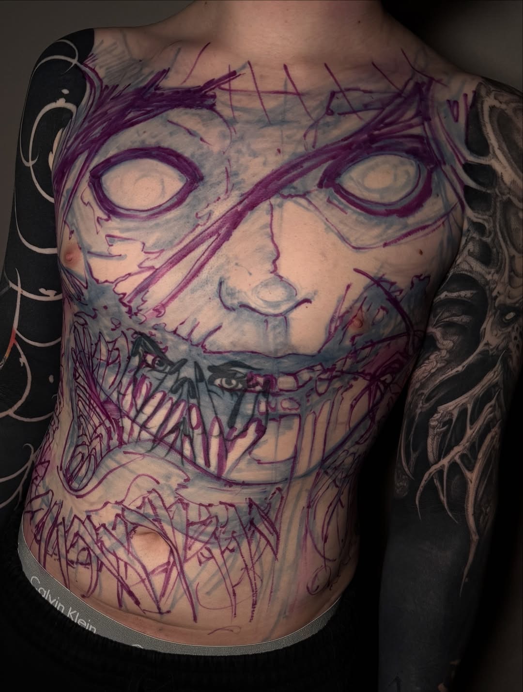 Cover-up 1 von Nikolaj – Vorher