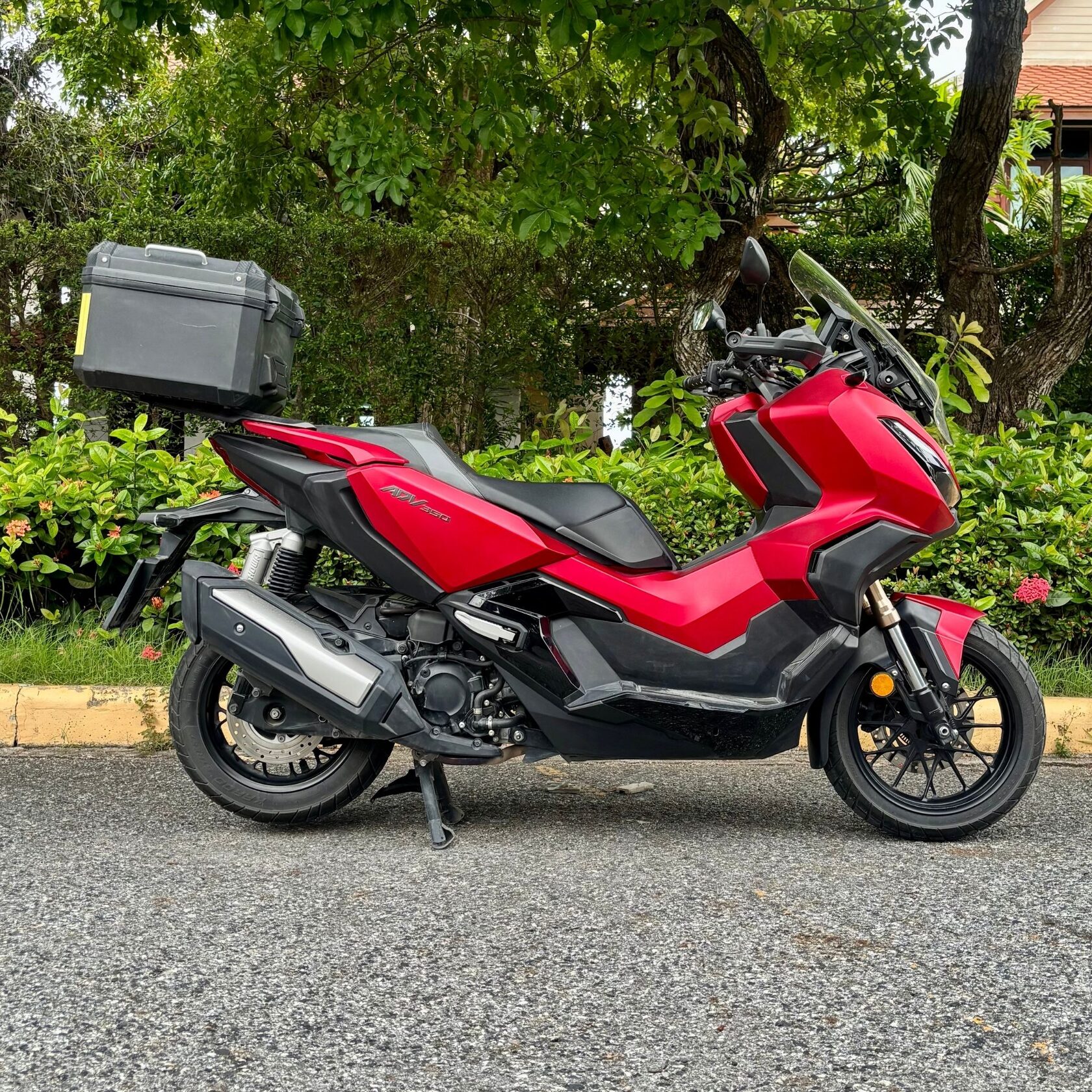 Grey Honda ADV 350 for rent in Thailand — 350cc premium fleet