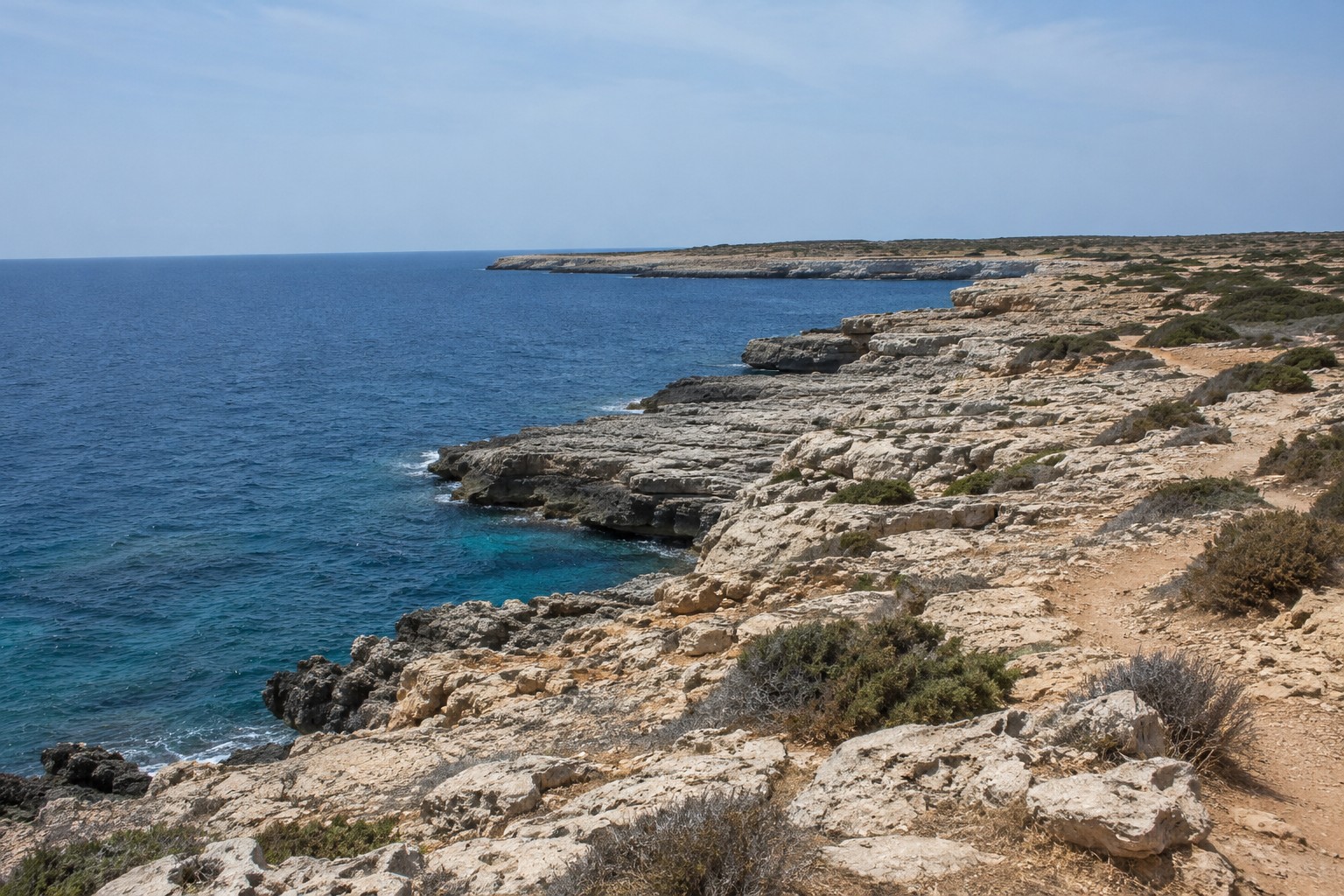 Cape Greco · skaliste wybrzeże wschodniego Cypru