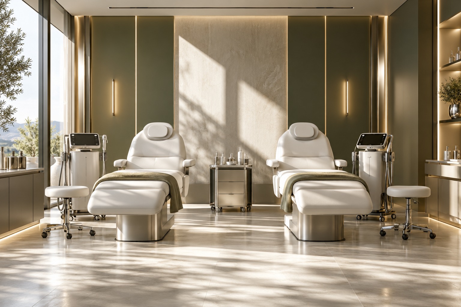 Ambiente di formazione estetica — immagine illustrativa